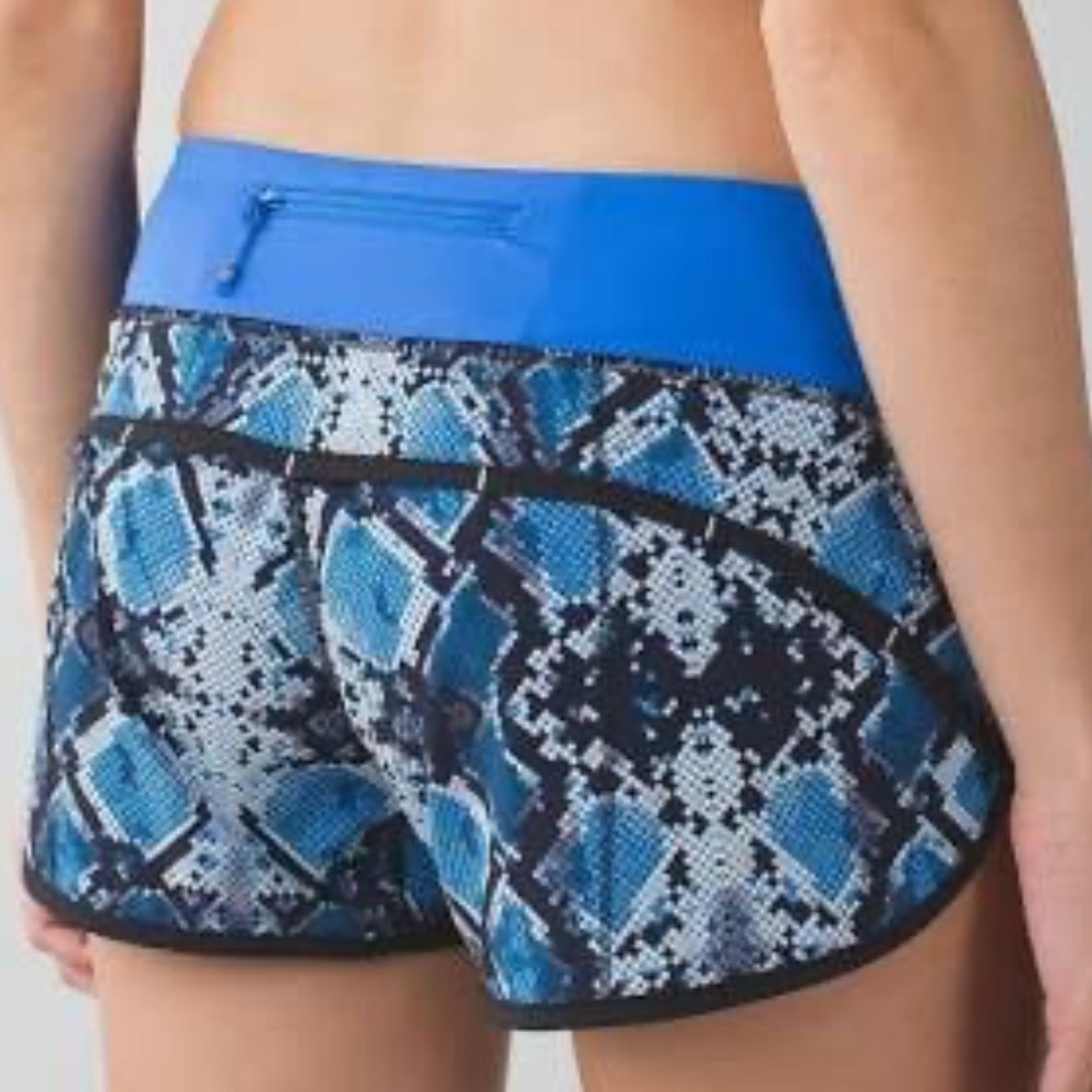 💙🖤💙 Lululemon speed shorts